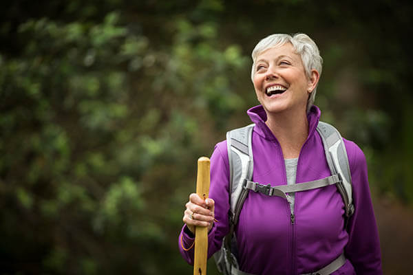 Active Woman Hiking